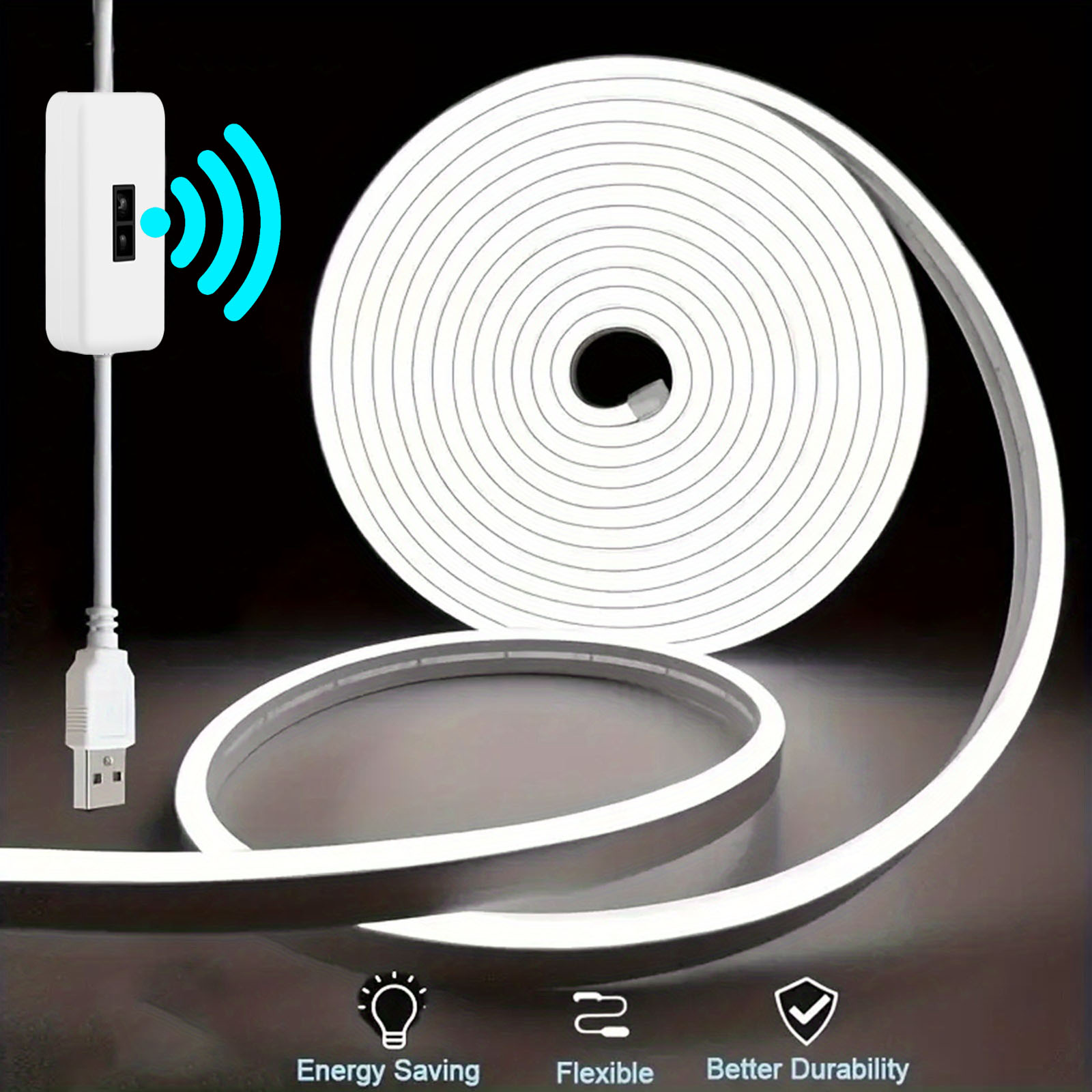 Outdoor Power Strip Weatherproof - Motion Sensor นีออน LED Light Strip