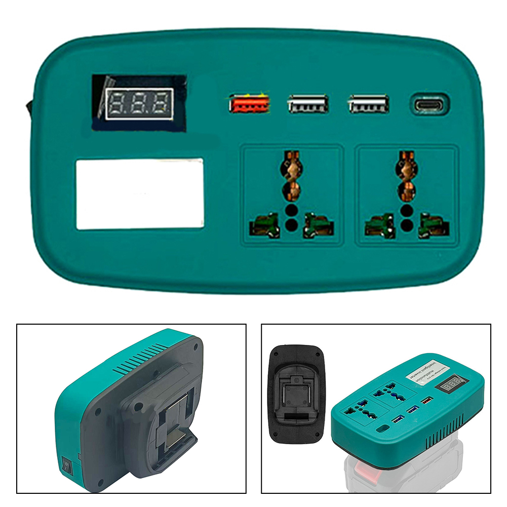 Ac Outdoor Power - 120W แบตเตอรี่ลิเธียมอินเวอร์เตอร์ DC To AC 220V
