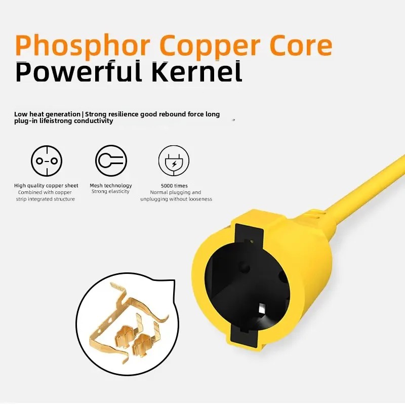 สายพ่วงไฟฟ้าแบบ EU Schuko 16A  - Outdoor Use Power Strip บทวิจารณ์และราคา